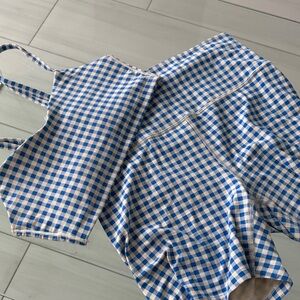 Target Blue and White Gingham Set